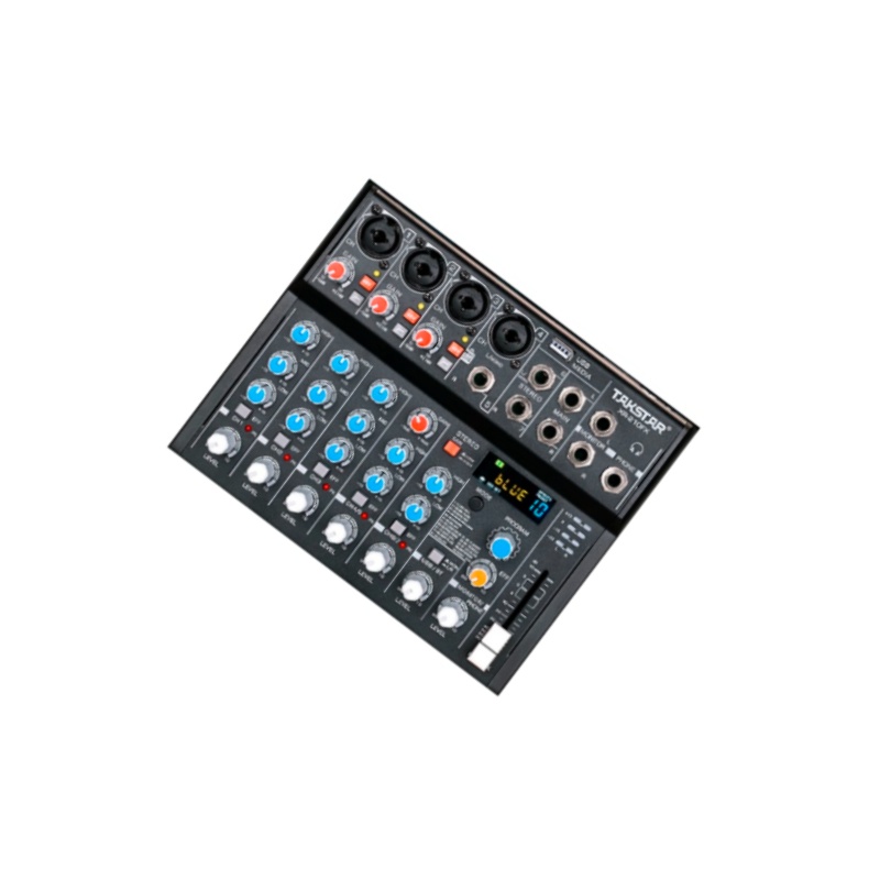 得胜 TAKSTAR XR-210FX （2024款）模拟调音台 十路调音台 游戏直播工作室家庭影院K歌音乐创作录音演出 计价单位:台