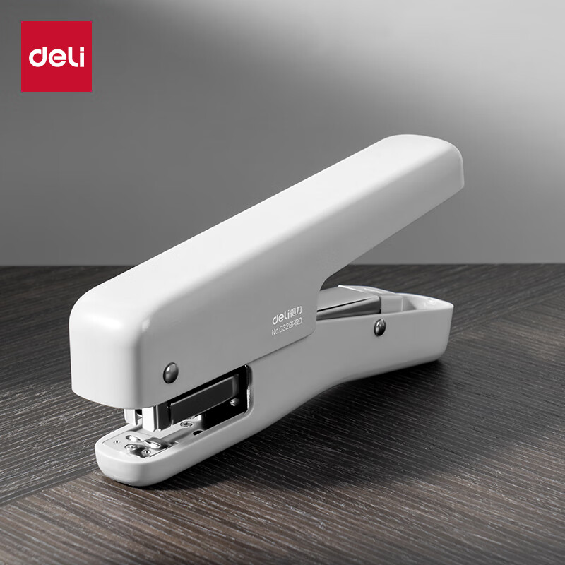 得力 deli 0329PRO 手握式省力订书机 灰色 盒 适配24/6或26/6订书钉 计价单位:个 得力 deli 0329PRO 手握式省力订书机 灰色 盒 适配24/6或26/6订书钉 计价单位:个