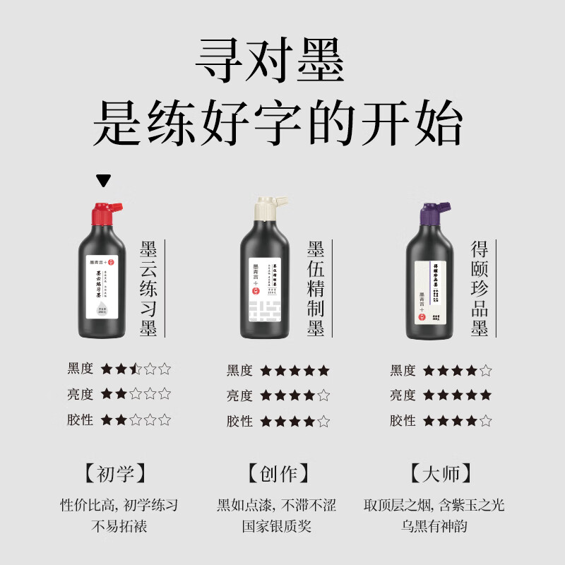 墨青言  MY300-100 练习墨汁 100ml 计价单位:瓶