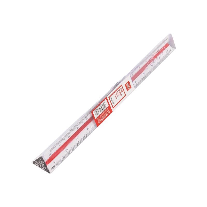 得力 deli 8930 三棱比例尺30cm(白) 计价单位:只