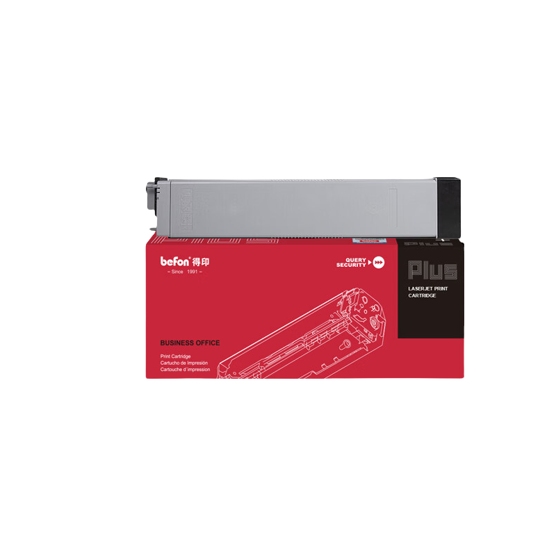 得印 befon W9025MC 粉盒 大容量黑色 33000页 适用惠普MFP E72425dn E72430dn 计价单位:支