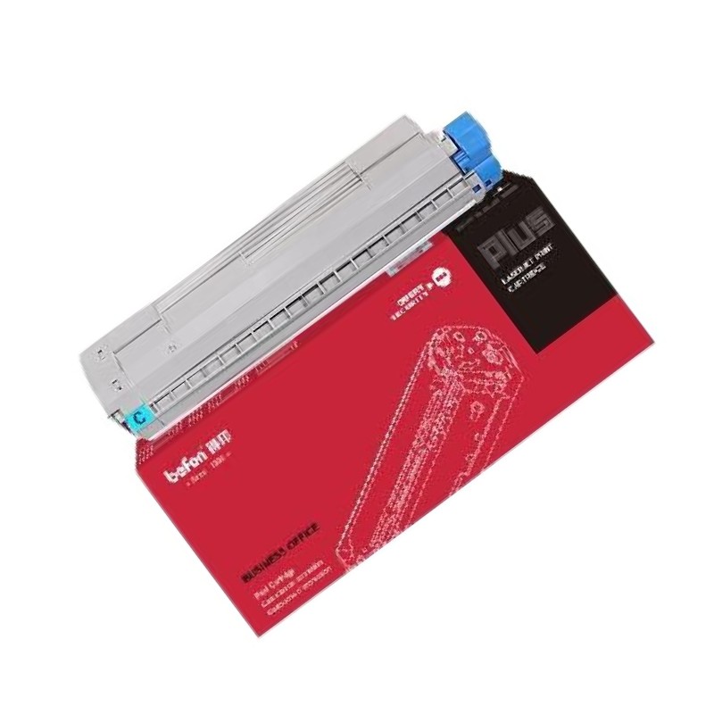 得印 befon C833DNL 粉盒PLUS版青色粉盒适用OKI C833DNL打印机墨粉c833dnl粉盒碳粉高容量46443112粉仓 计价单位:支