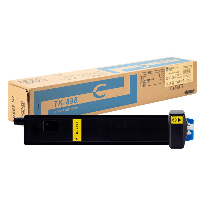 科思特 KST K TK-898C 粉盒(鼓粉分离)蓝色(适用京瓷FS-C8020MFP/C8025MFP/C8520MFP/8525MFP)打印页数:5500页 计价单位:支