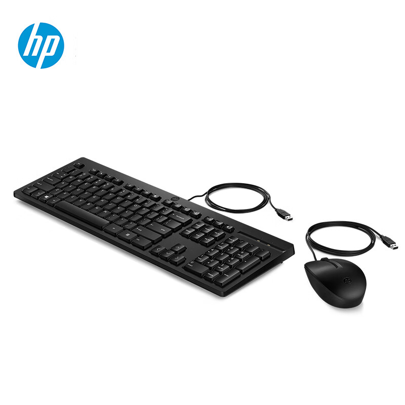 惠普 HP 225 有线键盘 USB接口 黑色 计价单位:个