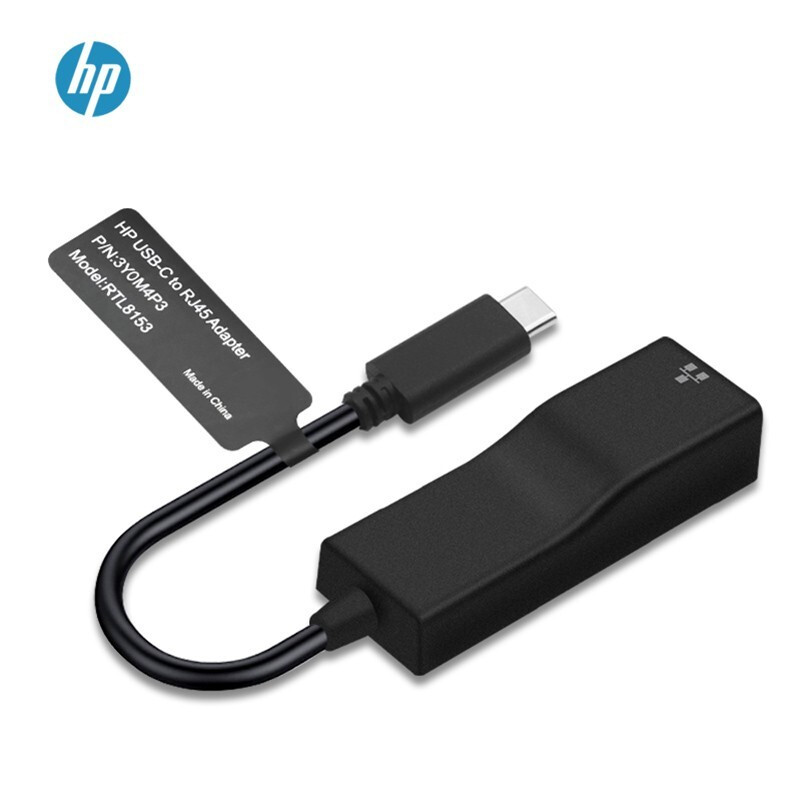 惠普 HP 3Y0M4P3 网口转接器  USB Type-C转千兆RJ45网线 计价单位:个