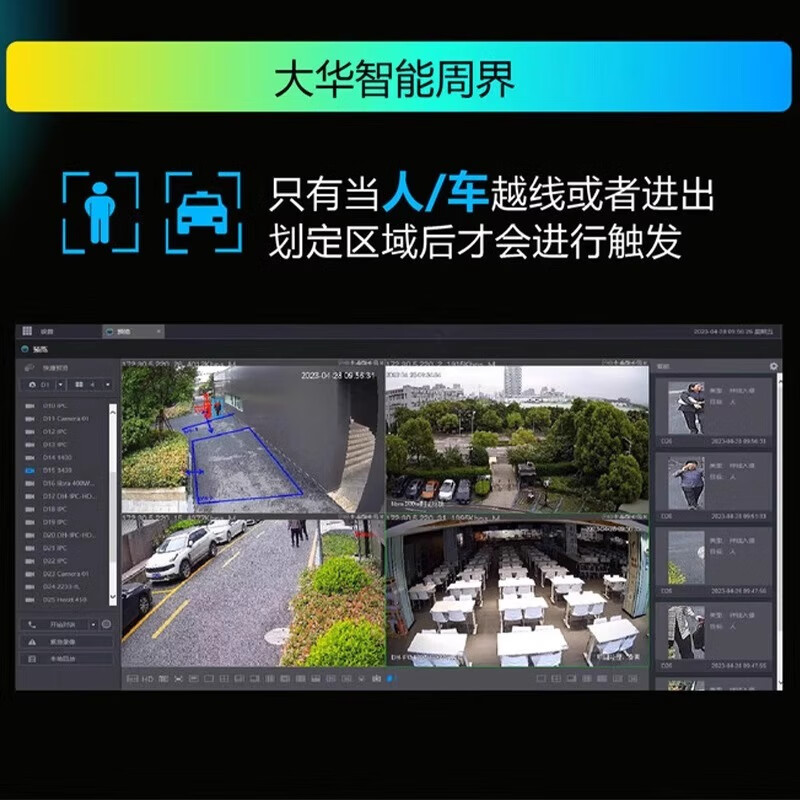 大华  DH-SD-WPT2449A-ST-PV-LED 夜视王-2寸AI全彩定焦400W高清POE网络球型摄像机 4mm 计价单位:台