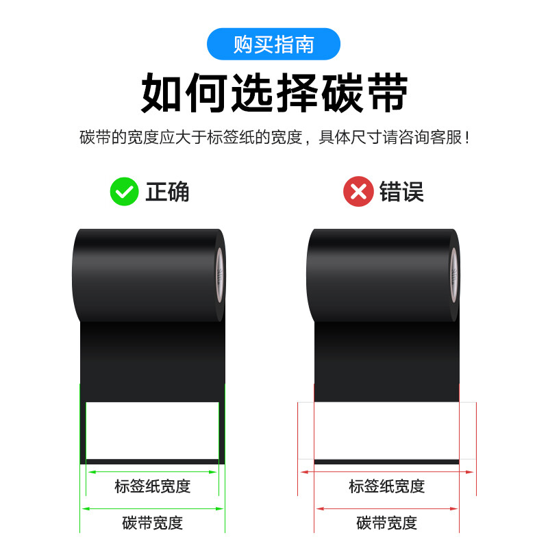 斑马 ZEBRA 70*300M 混合基碳带 条码标签打印机专用色带 工业机专用 计价单位:卷