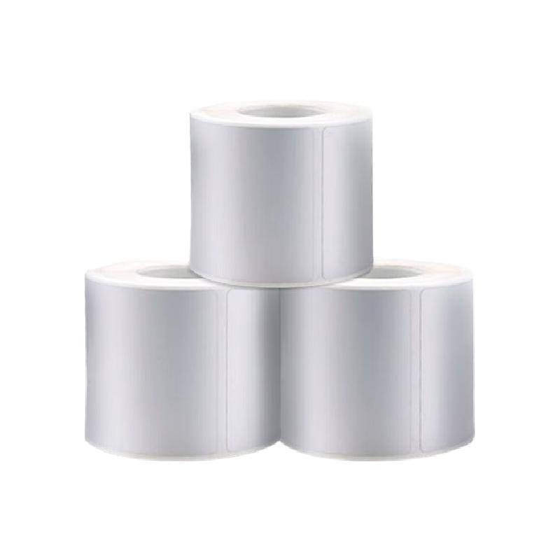 斑马 ZEBRA 60X40mm 哑银PET标签纸 1000张/卷 计价单位:卷
