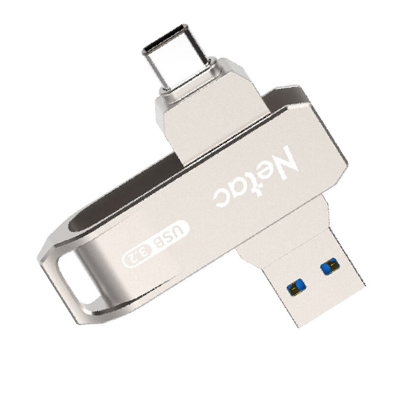 朗科 Netac G728 U盘 64GB USB3.2 旋转金属 计价单位:个