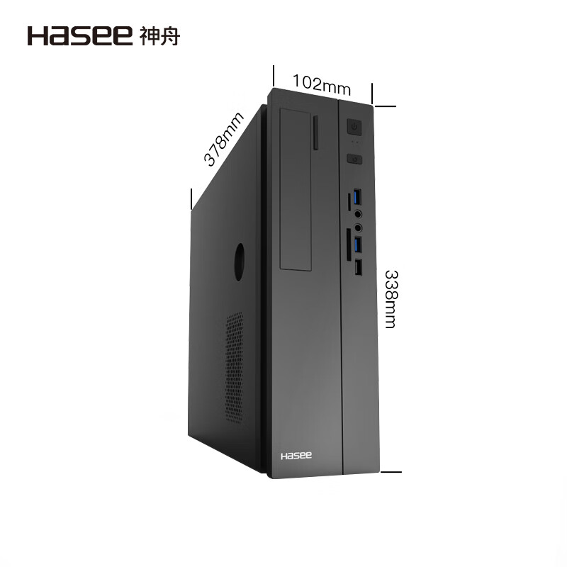 神舟 Hasee HFMPD858 台式电脑/I3-12100/16G DDR4/512GB PCIe固态/集显/21.5显示器 计价单位:套