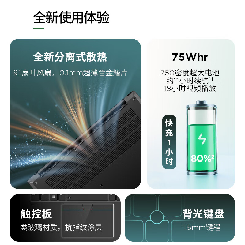 Thinkpad ThinkPad T14p Gen 3 笔记本电脑 Ultra 9-285H 64G 1TB-03CD 全新酷睿Ultra处理器 计价单位:台 Thinkpad ThinkPad T14p Gen 3 笔记本电脑 Ultra 9-285H 64G 1TB-03CD 全新酷睿Ultra处理器 计价单位:台
