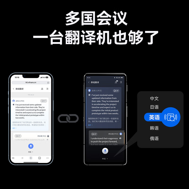 科大讯飞 IFLYTEK AIT-2511 双屏翻译机 计价单位:台