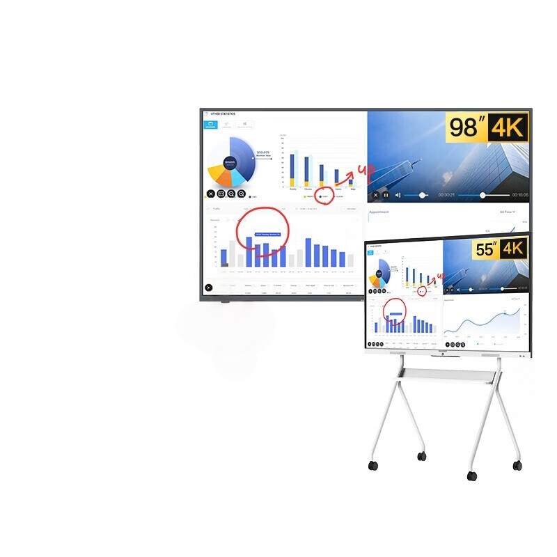 MAXHUB  W98PNB（ST33） 98寸会议一体机 （含移动推车） 计价单位:台