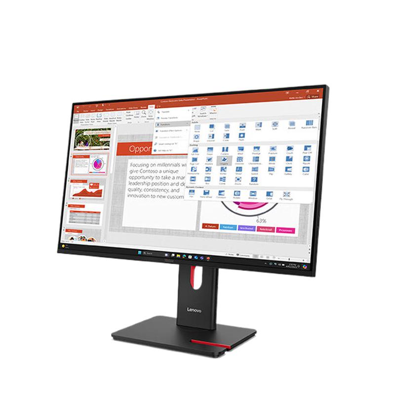 联想 Lenovo T27-40 显示器 27寸IPS双超 1920X1080 HDMI+DP+VGA 120HZ旋转升降 计价单位:台