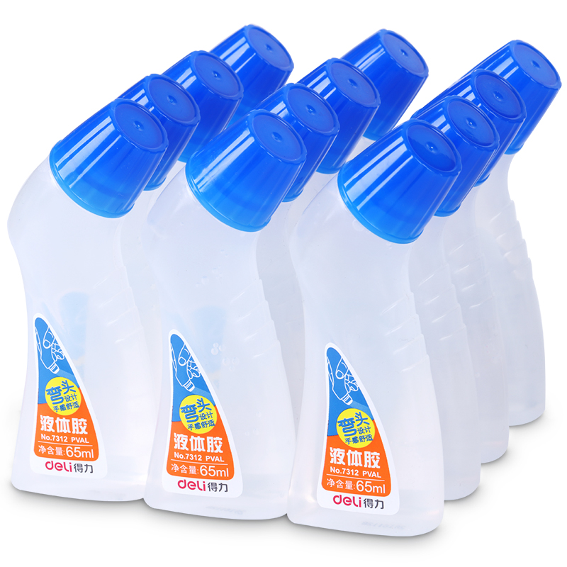 得力 deli 7312 得力(DELI)胶水7312办公 65ml 蓝 计价单位:瓶