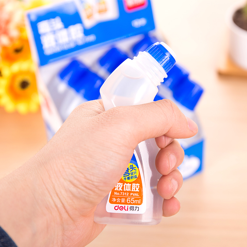 得力 deli 7312 得力(DELI)胶水7312办公 65ml 蓝 计价单位:瓶