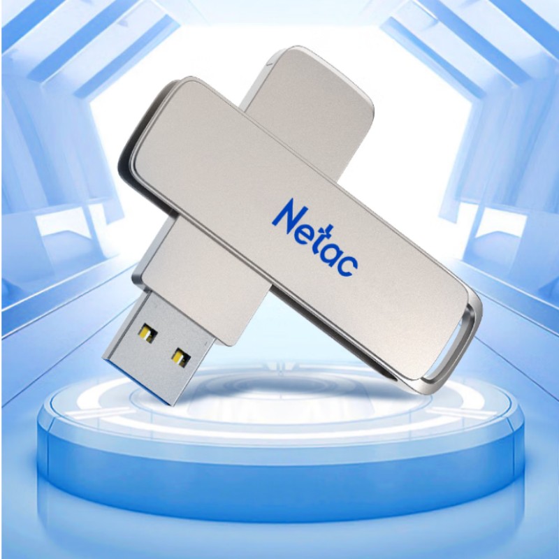 朗科 Netac UA33 U盘 256GB 行业高速旋转150M/S USB3.2 银色 计价单位:个