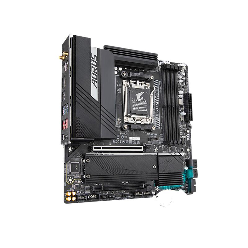 技嘉 B650M AORUS ELITE AX WIFI6主板DDR5支持AMD CPU AM5 7950X3D/7900X3D/7800X3D 计价单位:个
