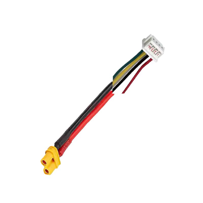 汇君  10cm双头线 供应MOLEX5023510400 转XT30母头原厂电池组四芯充电连接线端子线 计价单位:根