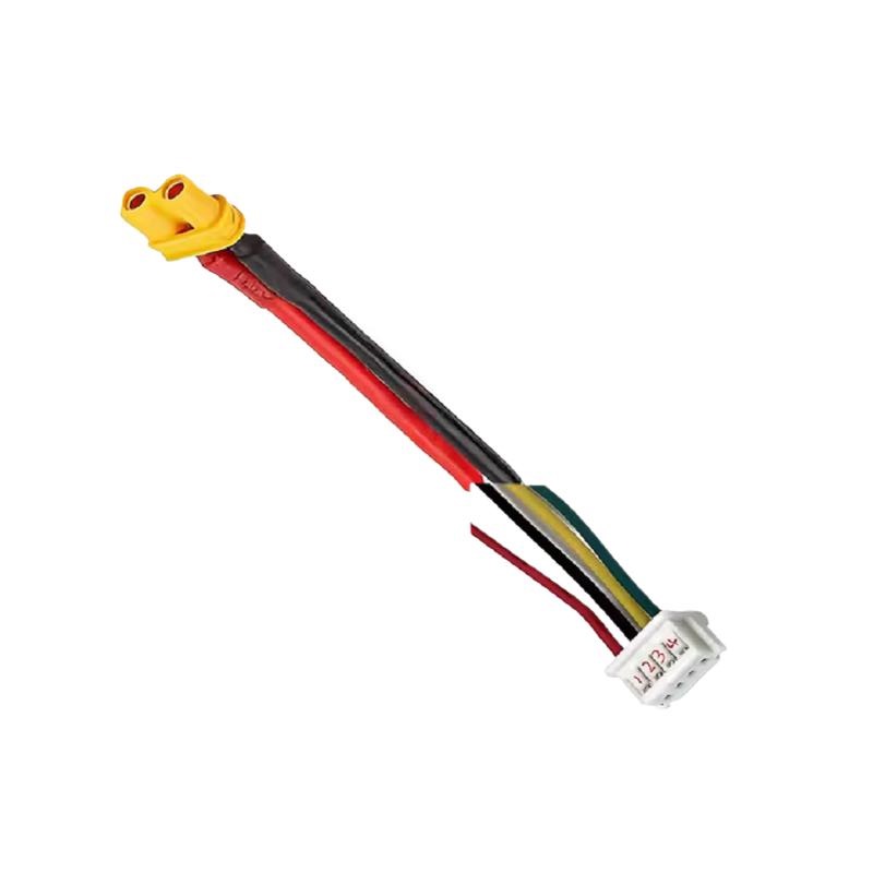 汇君  10cm双头线 供应MOLEX5023510400 转XT30母头原厂电池组四芯充电连接线端子线 计价单位:根