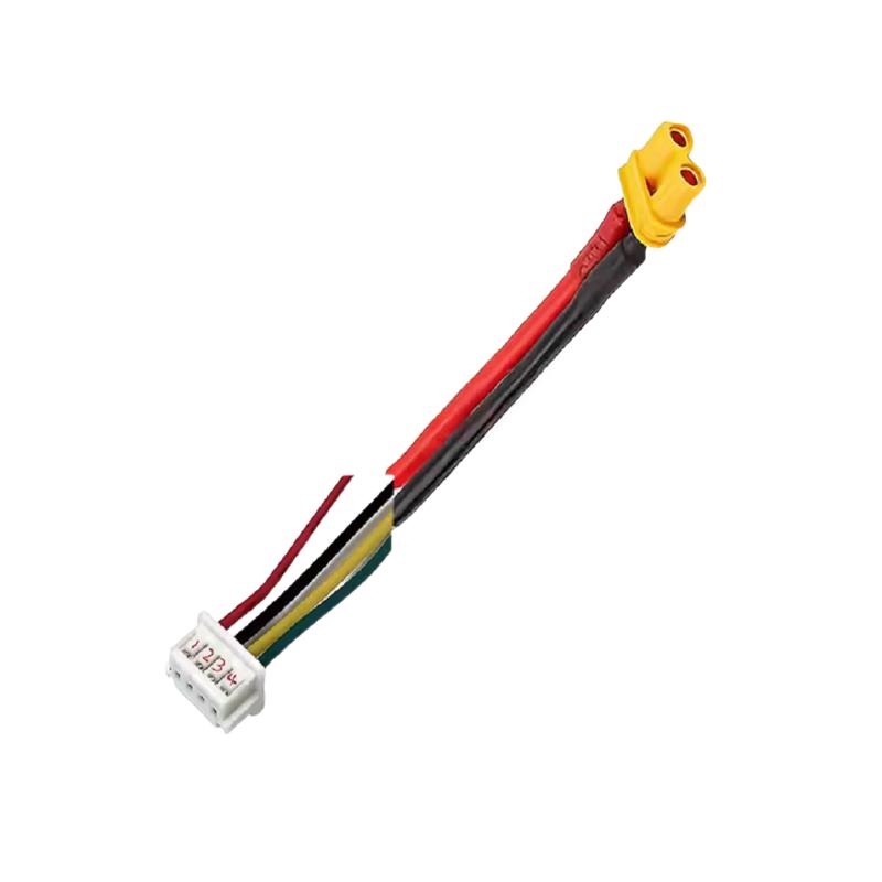 汇君  10cm双头线 供应MOLEX5023510400 转XT30母头原厂电池组四芯充电连接线端子线 计价单位:根