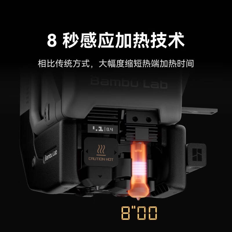 拓竹  H2C  3D打印机器Vortek系统7热端换料多色大尺寸激光雕刻模切画笔 计价单位:台