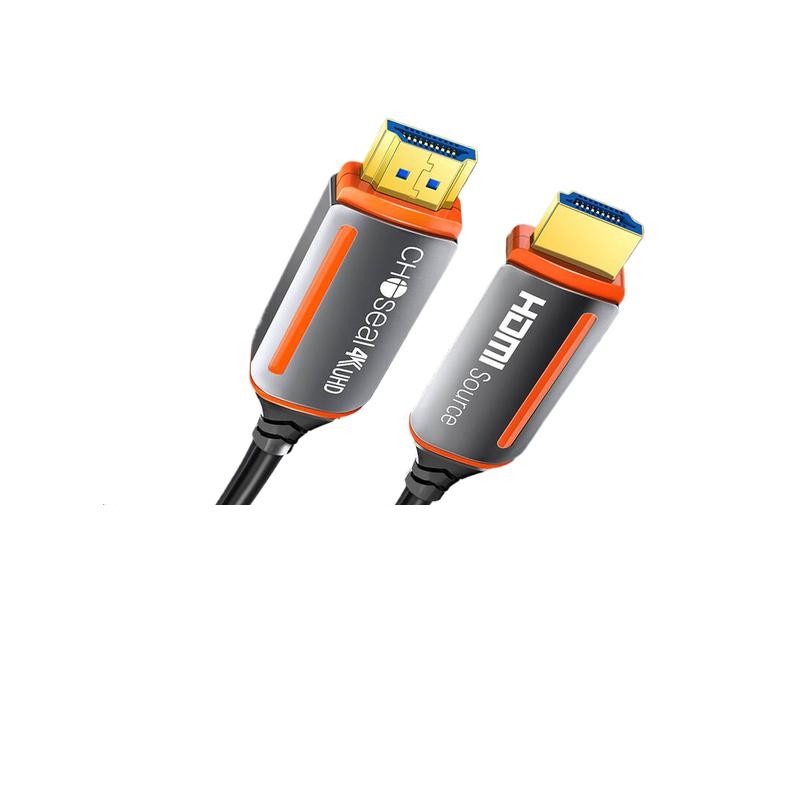 秋叶原 CHOSEAL QS8511 HDMI高清线 电脑连接投影仪显示器 4K光纤工程款 15米 计价单位:根