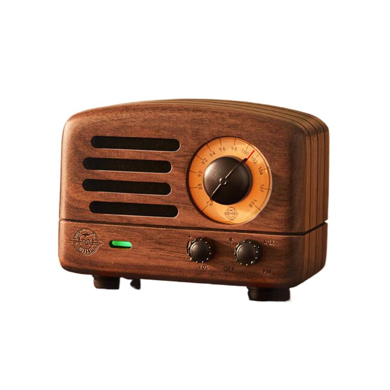 猫王收音机   MW-2 小王子 无线便携式蓝牙音响 复古迷你小音箱 胡桃木 计价单位:个