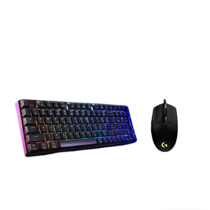 罗技 G G102+XTRFY  K37键鼠套装 机械手感 黑 计价单位:套