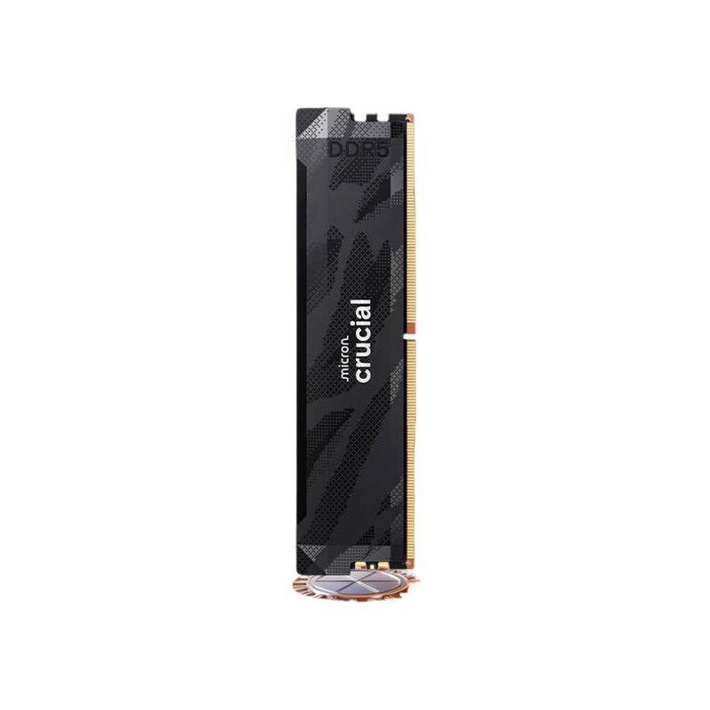 英睿达 CP16G64C32U5B 台式机内存条 16GB DDR5 6400 Pro超频马甲/黑CL32 计价单位:条