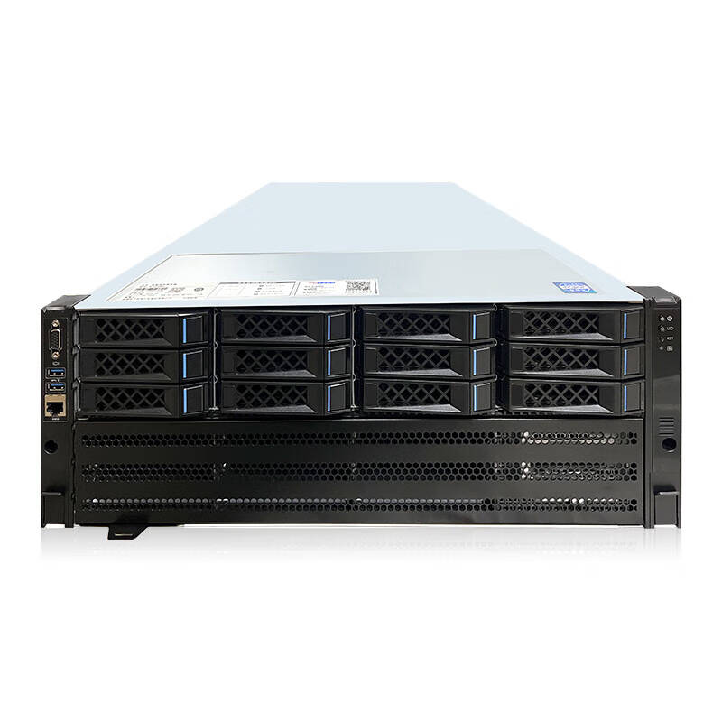 浪潮 INSPUR NF5468M6  内存 4U8卡/6330*1/32G 3200*3/1.92T SSD*2/10T SATA*4/PM8204 2G/四口千兆/无显卡 直插/3000W*4 计价单位:台