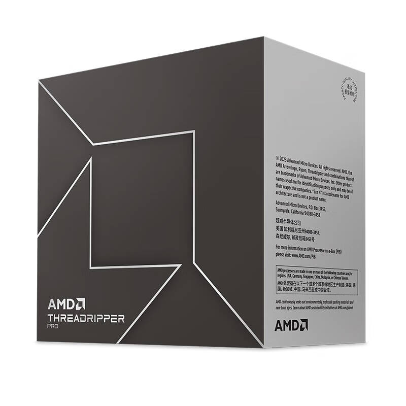 AMD  5995WX 线程撕裂者PRO盒装CPU 计价单位:盒