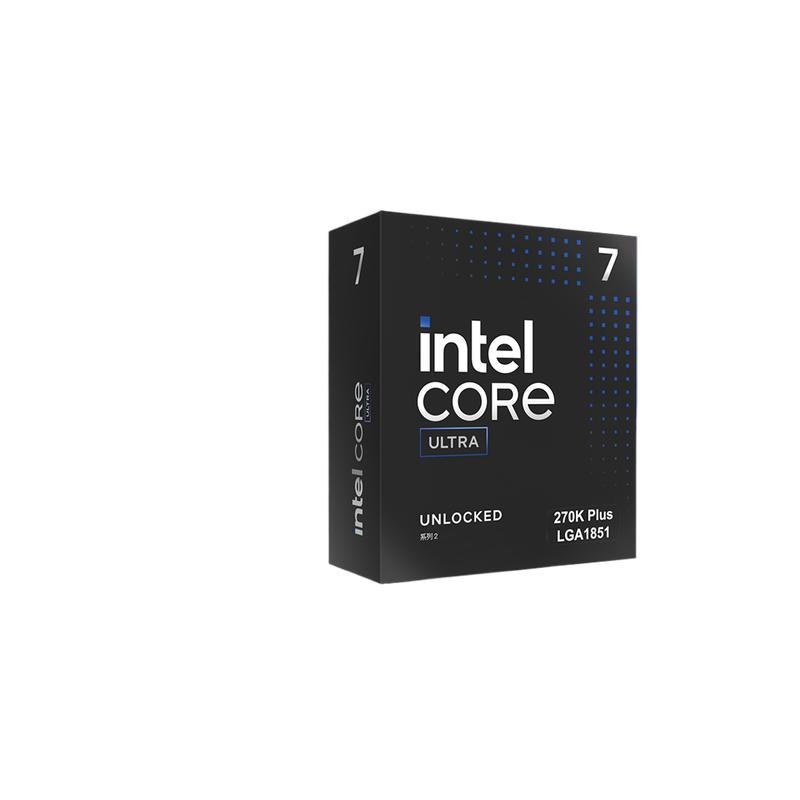 英特尔 INTEL Ultra 7 270K Plus 处理器 24核24线程 盒装CPU 计价单位:盒