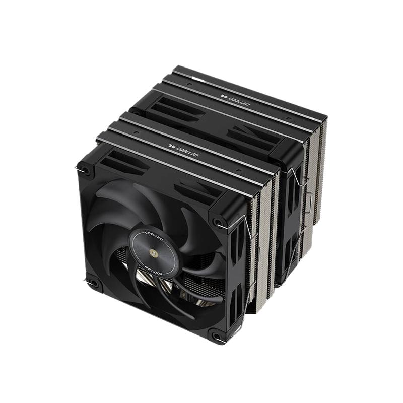 COOLLEO COOLLEO P60T V3 Ultra 散热器 CPU双塔6热管双风扇电脑台式机主机机箱六铜管风冷散热风扇支持多平台 计价单位:个