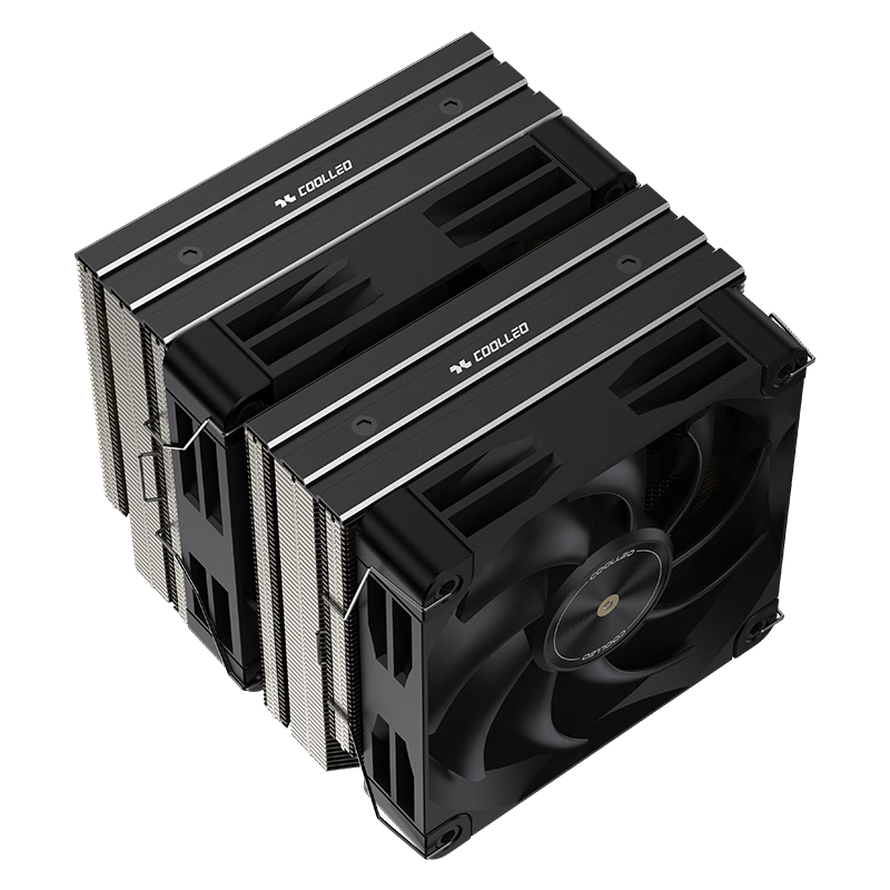 COOLLEO COOLLEO P60T V3 Ultra 散热器 CPU双塔6热管双风扇电脑台式机主机机箱六铜管风冷散热风扇支持多平台 计价单位:个