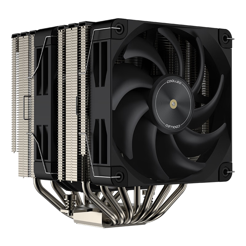 COOLLEO COOLLEO P60T V3 Ultra 散热器 CPU双塔6热管双风扇电脑台式机主机机箱六铜管风冷散热风扇支持多平台 计价单位:个