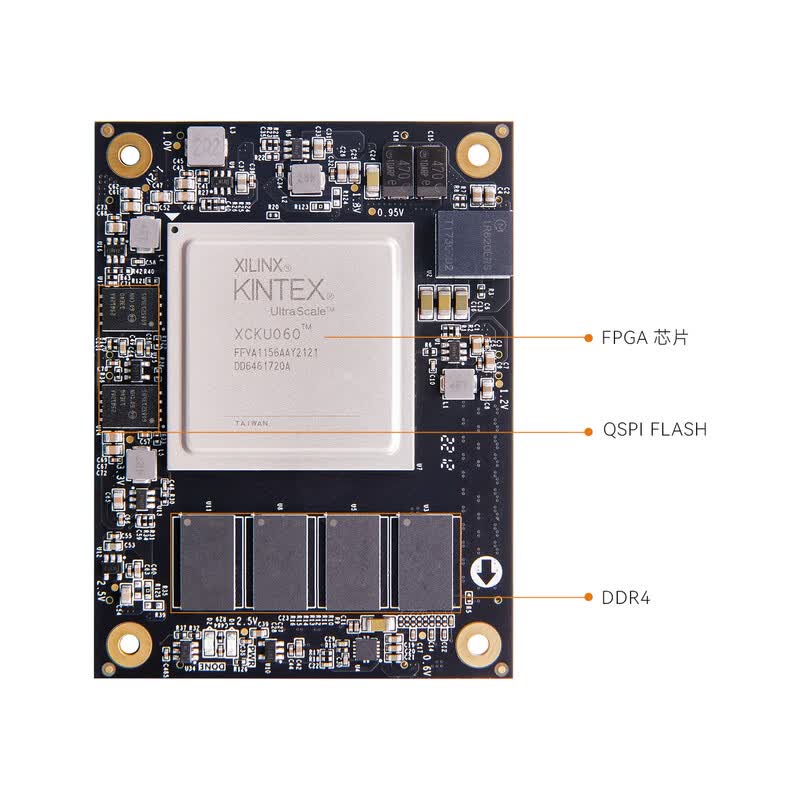 ALINX ACKU095 黑金FPGA核心板 Xilinx Kintex UltraScale XCKU040 060 095 PCIE 4k8k视频100G网络数据超声波成像 计价单位:个 ALINX ACKU095 黑金FPGA核心板 Xilinx Kintex UltraScale XCKU040 060 095 PCIE 4k8k视频100G网络数据超声波成像 计价单位:个