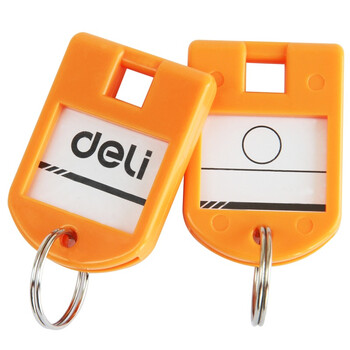 得力 deli 9330 钥匙牌 筒装 混色 24个/筒 计价单位:筒 得力 deli 9330 钥匙牌 筒装 混色 24个/筒 计价单位:筒