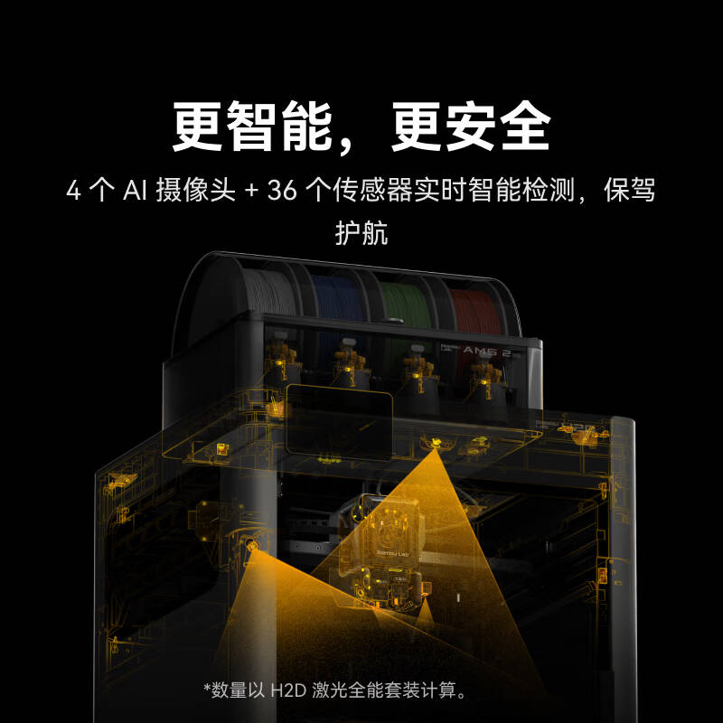 拓竹  H2D 3D打印机器 激光全能套装-10W版 大陆版 计价单位:套