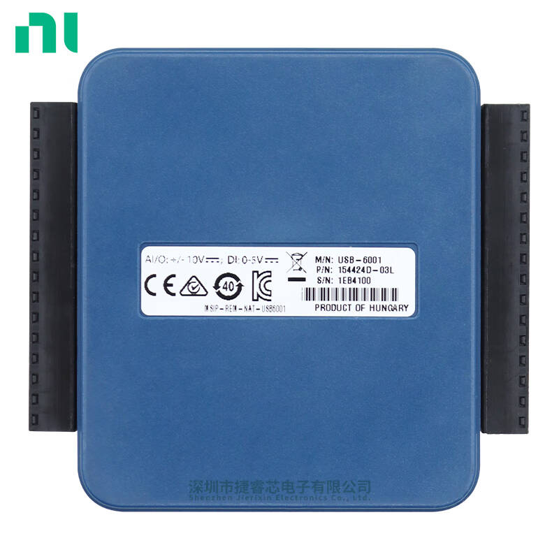 NI USB-6001 数据多功能DAQ采集卡 模块 (多功能I/O设备) 老款 计价单位:个 NI USB-6001 数据多功能DAQ采集卡 模块 (多功能I/O设备) 老款 计价单位:个