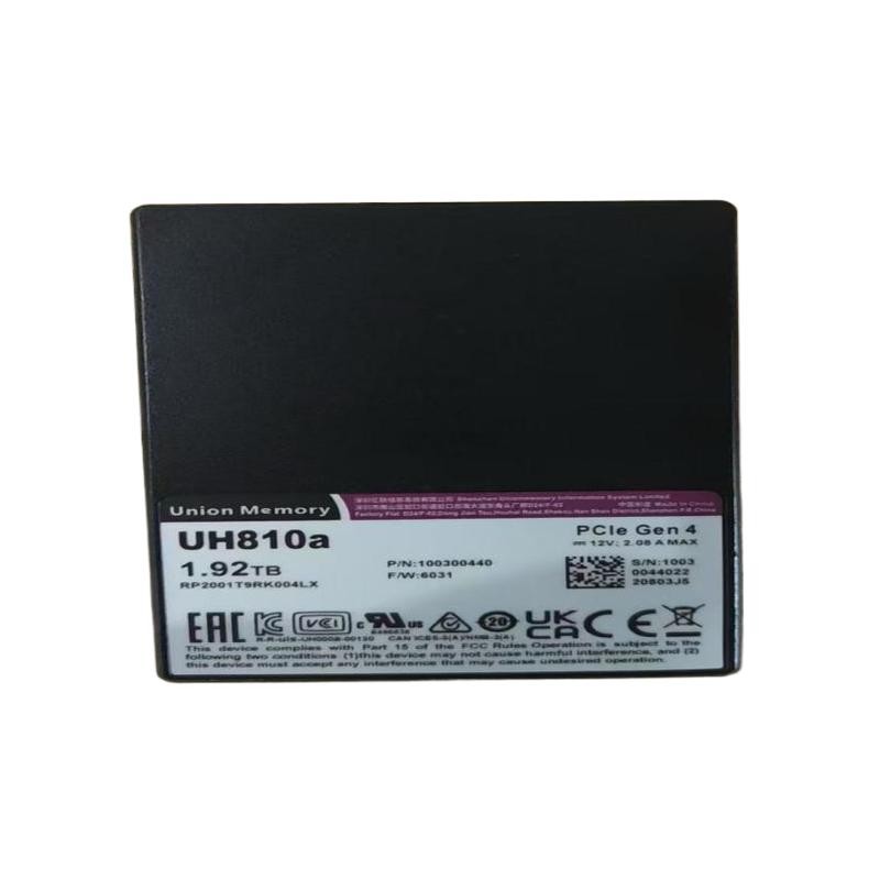 亿联 UH810a 企业级固态硬盘 1.92T U.2接口 PCle Gen 4 计价单位:块