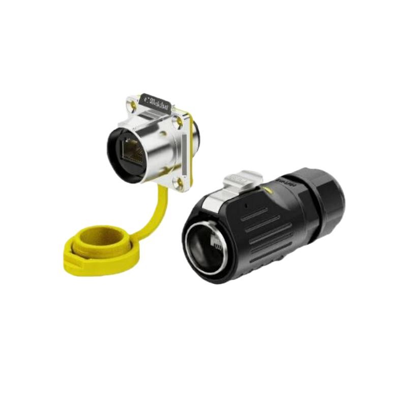 E-WEICHAT EW-LP24型RJ45法兰母座 航空插头插座 计价单位:个 E-WEICHAT EW-LP24型RJ45法兰母座 航空插头插座 计价单位:个