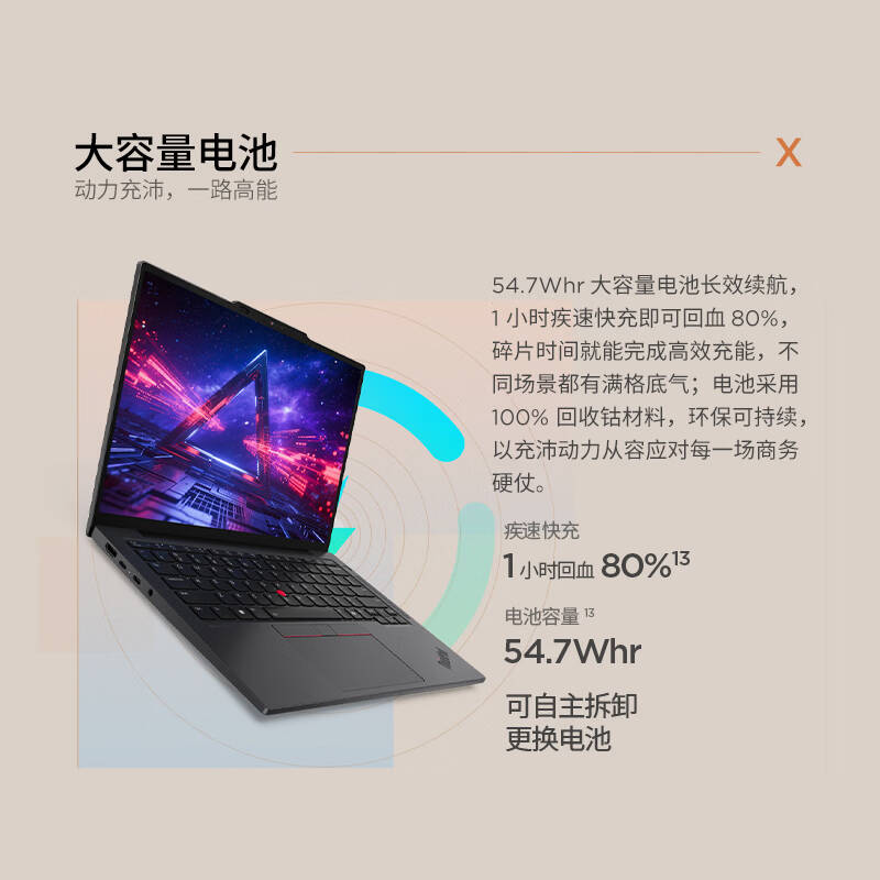 Thinkpad X13 笔记本电脑 商务轻薄Ultra系列 AIPC Ultra7 356H 32G 1T内置4G网卡 计价单位:台 Thinkpad X13 笔记本电脑 商务轻薄Ultra系列 AIPC Ultra7 356H 32G 1T内置4G网卡 计价单位:台