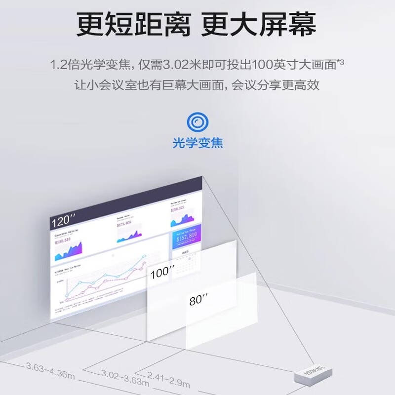 爱普生  CB-L270F 投影仪 5200流明 激光工程 高清4K无线1080P 5年质保期 计价单位:台