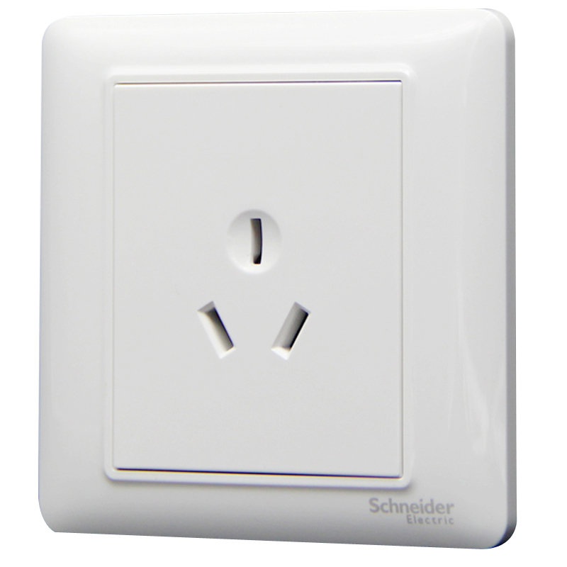 施耐德  a3e426_16 三孔空调插座 16a 睿意系列 白色 计价单位:个